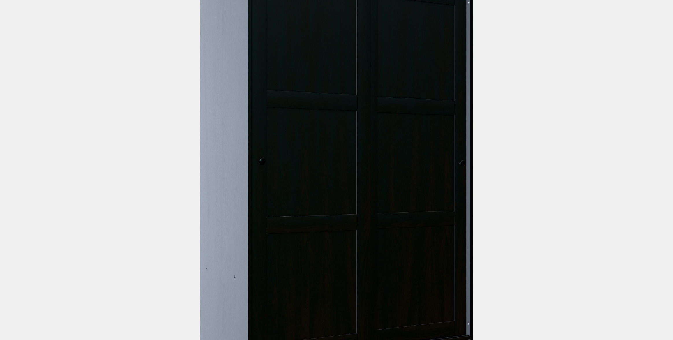 RAKKESTAD Wardrobe with sliding doors 3D model_10