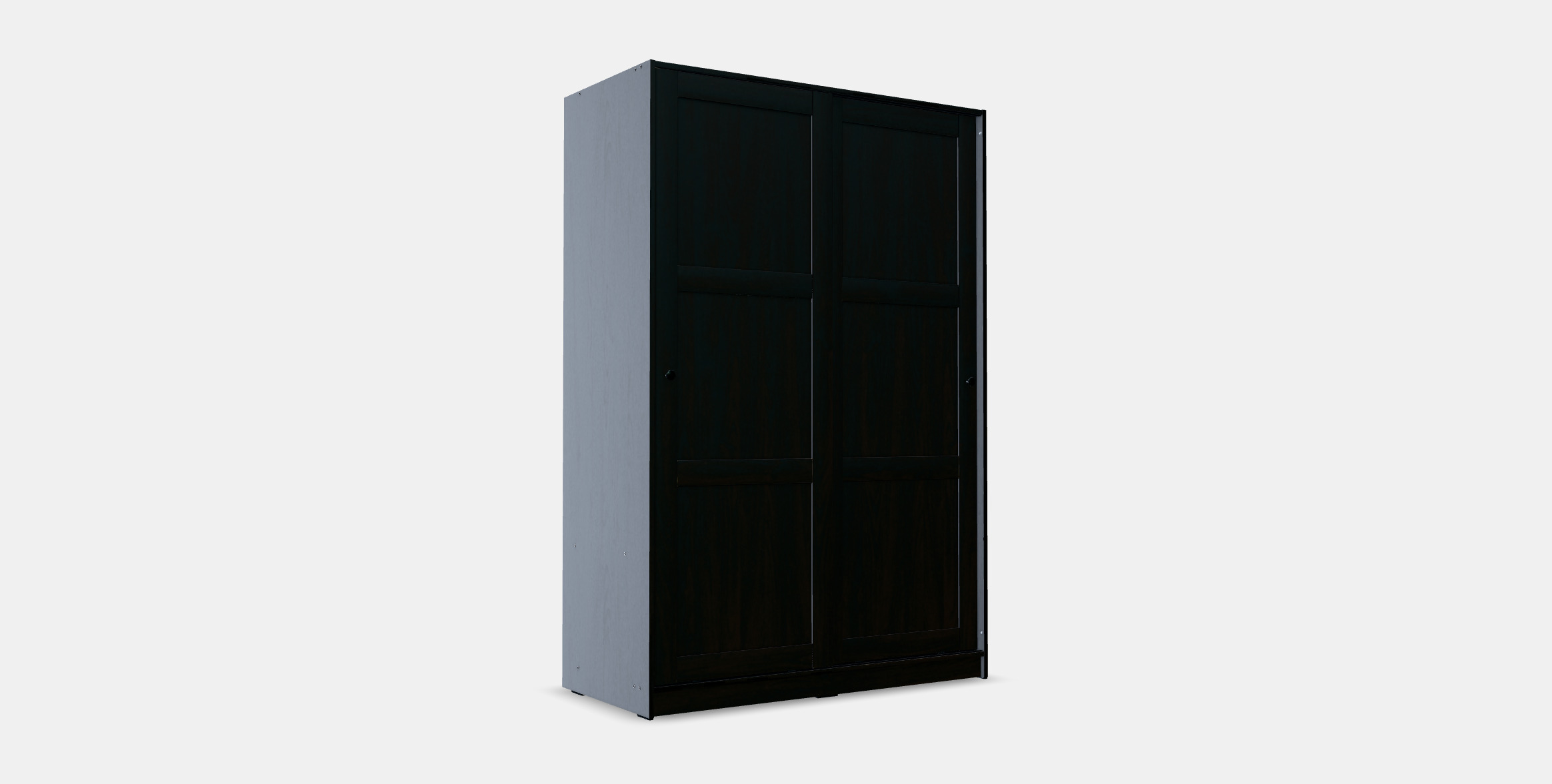 RAKKESTAD Wardrobe with sliding doors 3D model_2