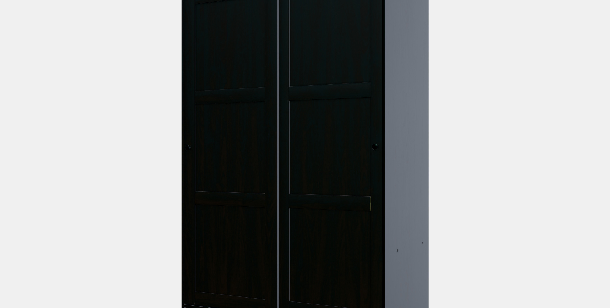 RAKKESTAD Wardrobe with sliding doors 3D model_13