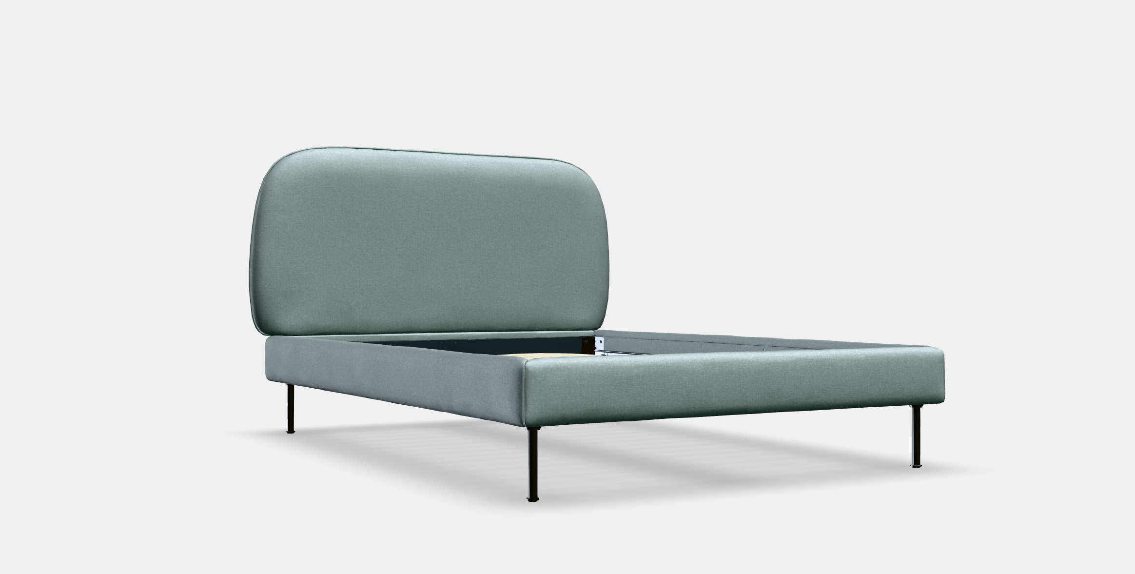 VADHEIM Upholstered bed frame 3D model_5