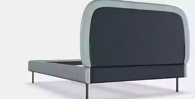 VADHEIM Upholstered bed frame