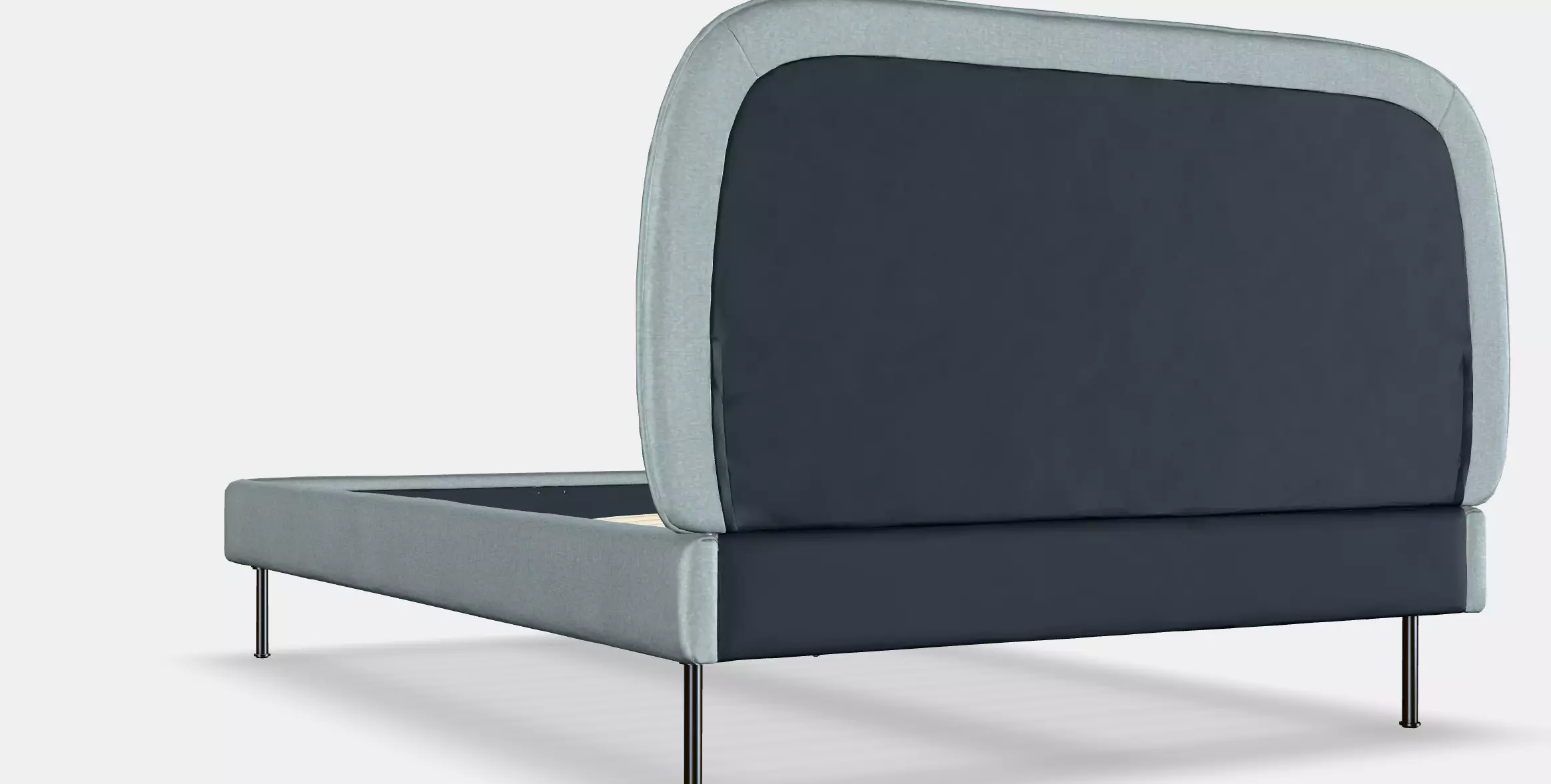 VADHEIM Upholstered bed frame 3D model_0