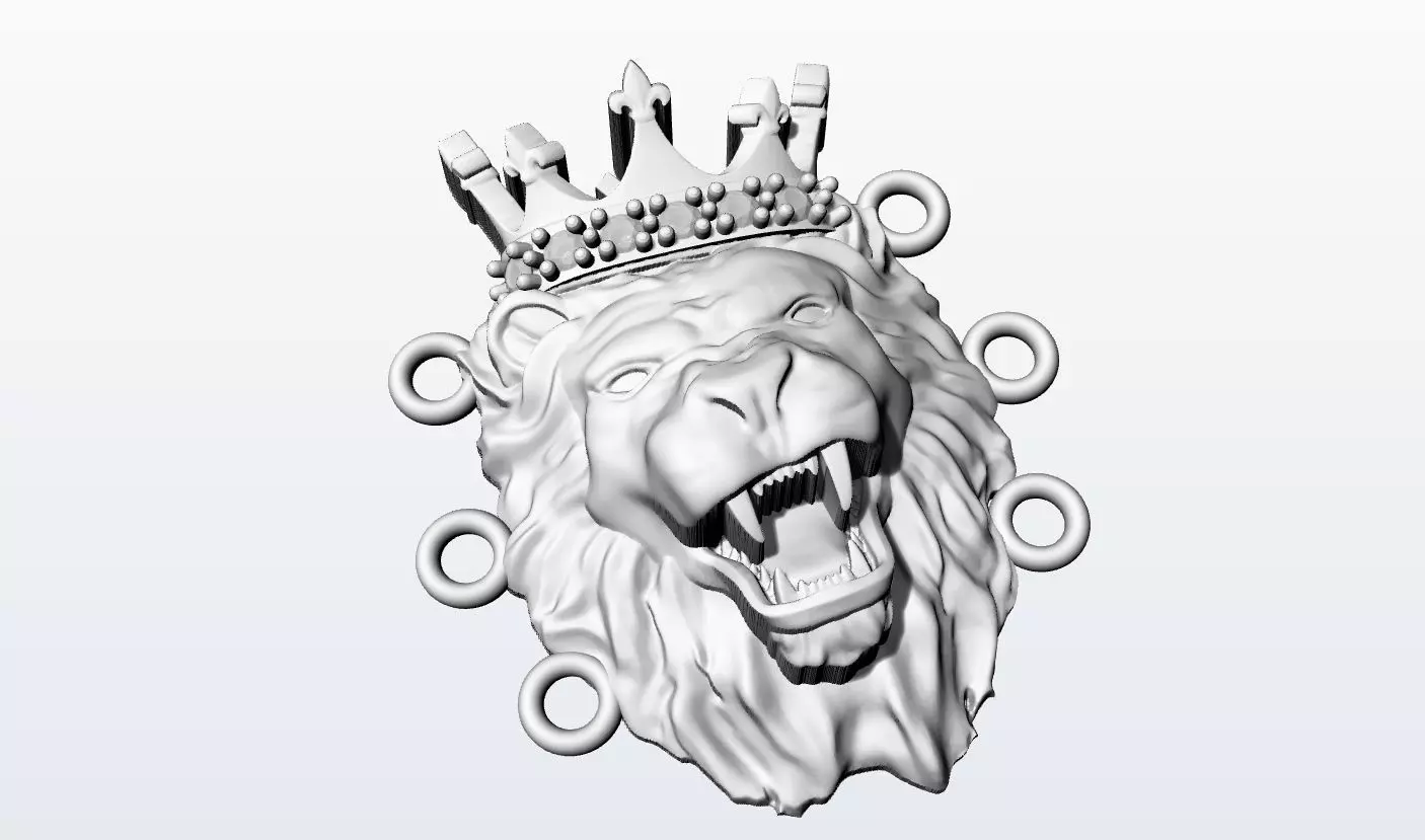 Dije leon 3D print model_0