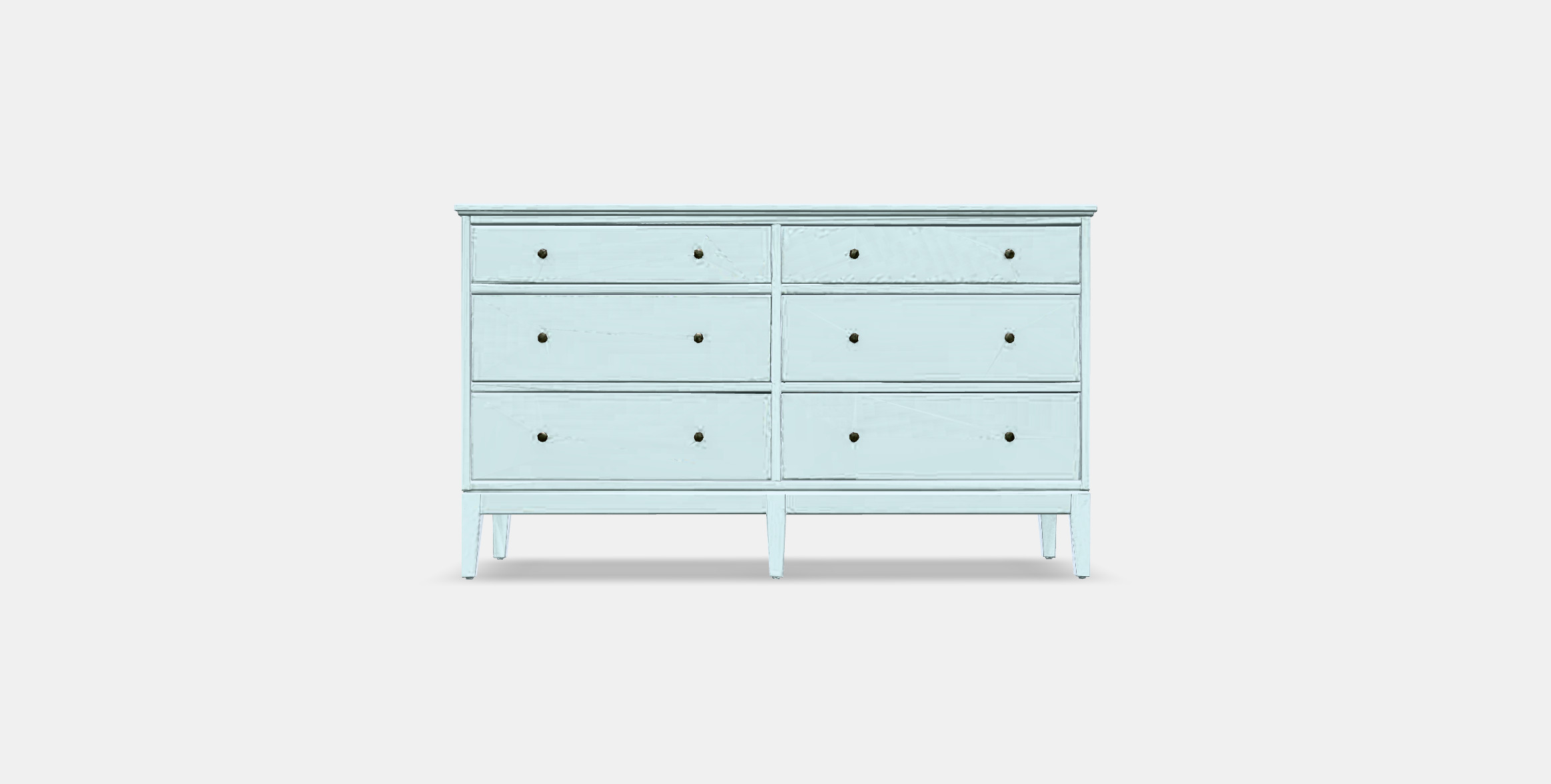 IDANAS Chest of 6 drawers Low-poly 3D model_9