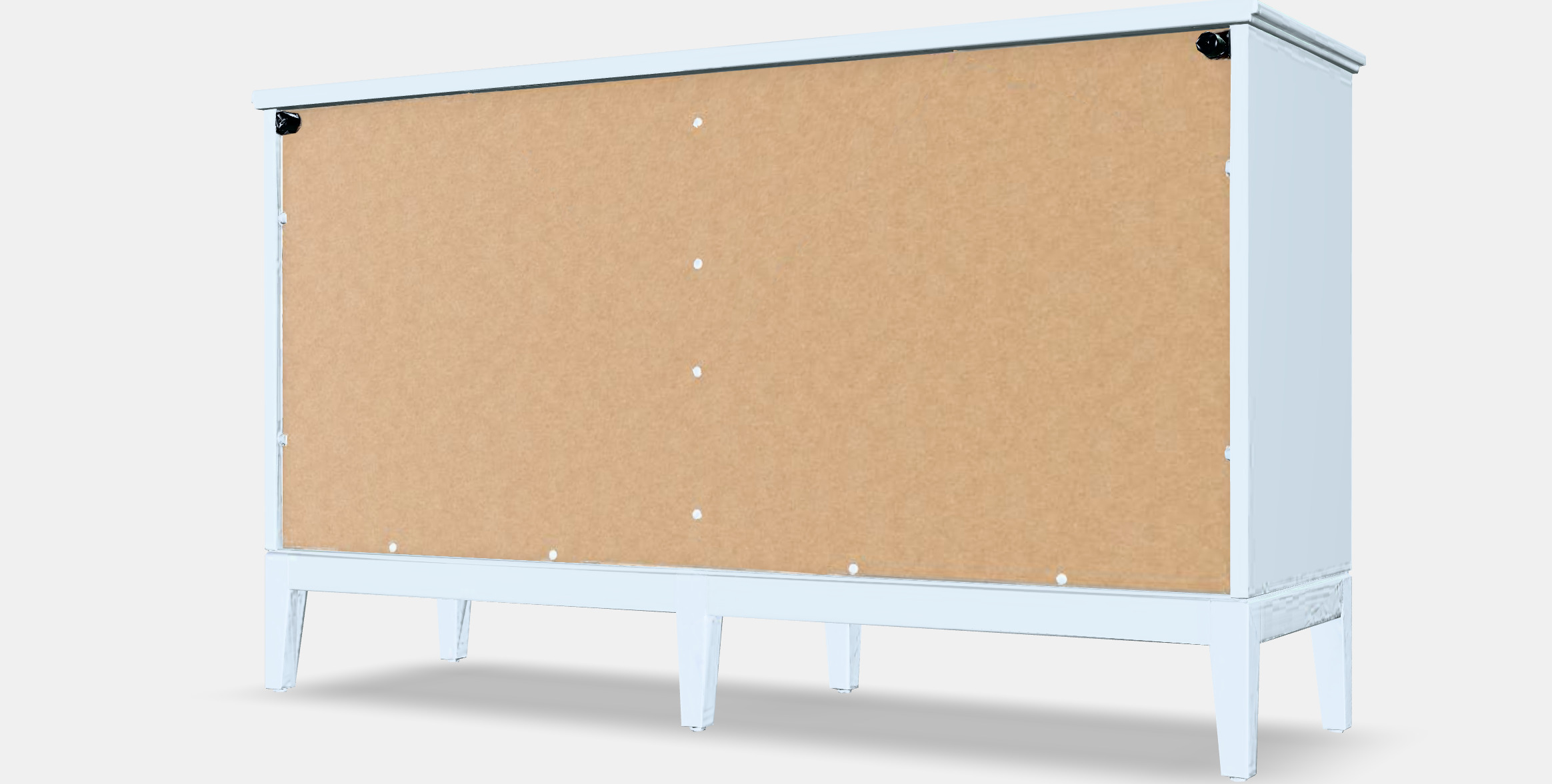 IDANAS Chest of 6 drawers Low-poly 3D model_7