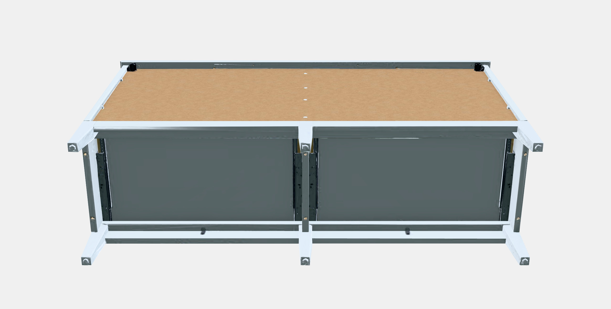 IDANAS Chest of 6 drawers Low-poly 3D model_10