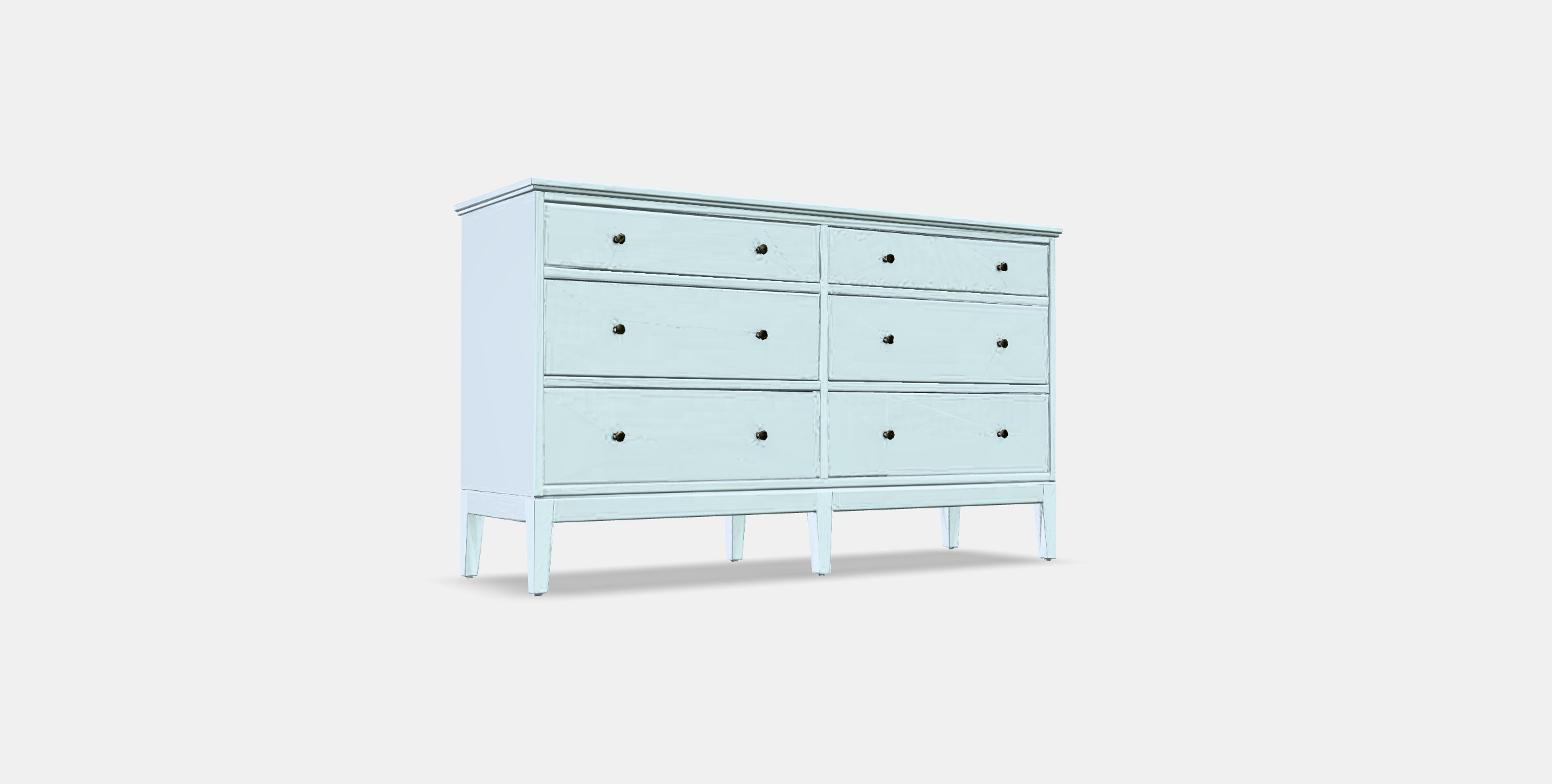 IDANAS Chest of 6 drawers Low-poly 3D model_2