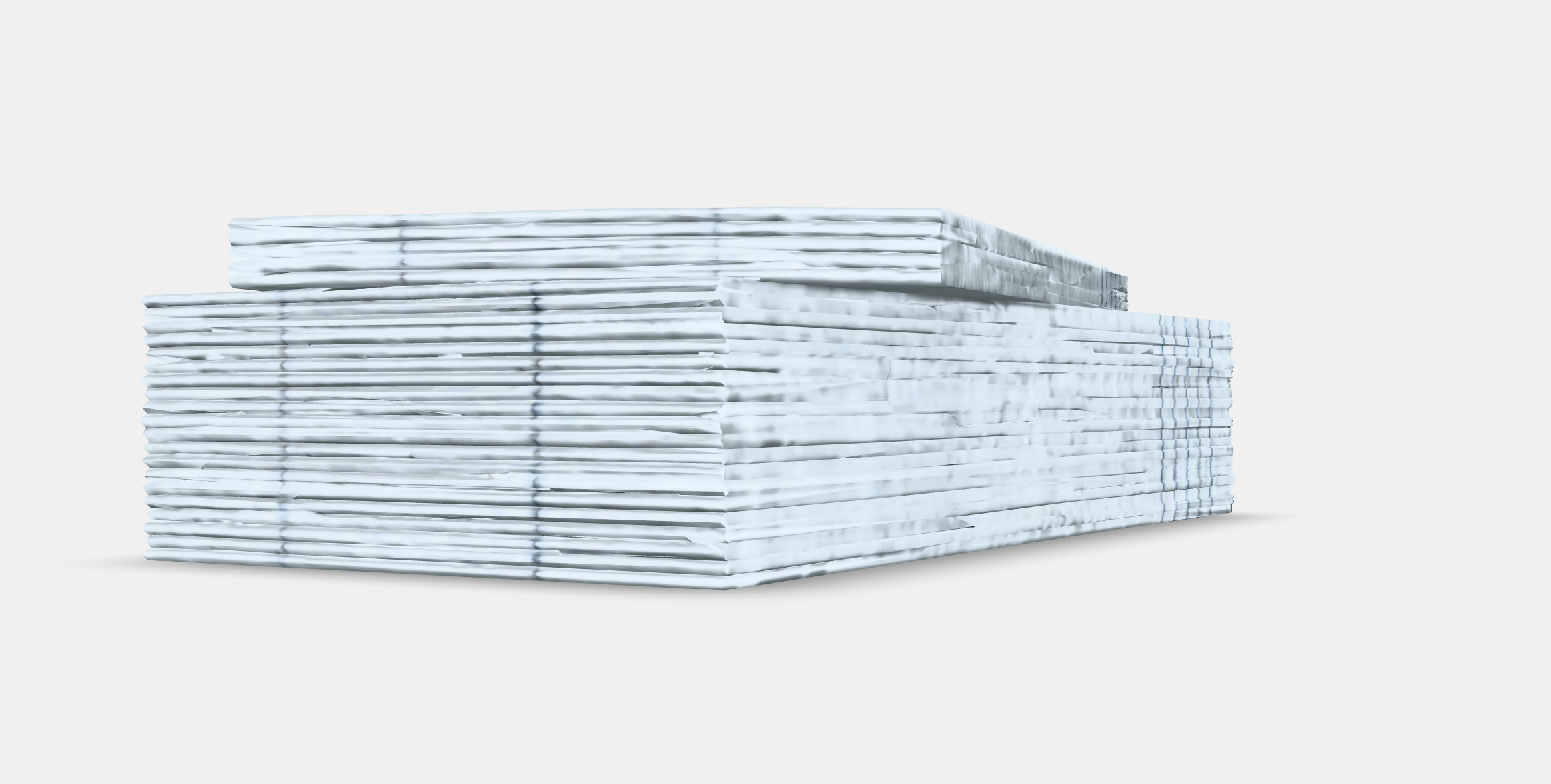 VERKLIGHET Paper napkin Low-poly 3D model_10