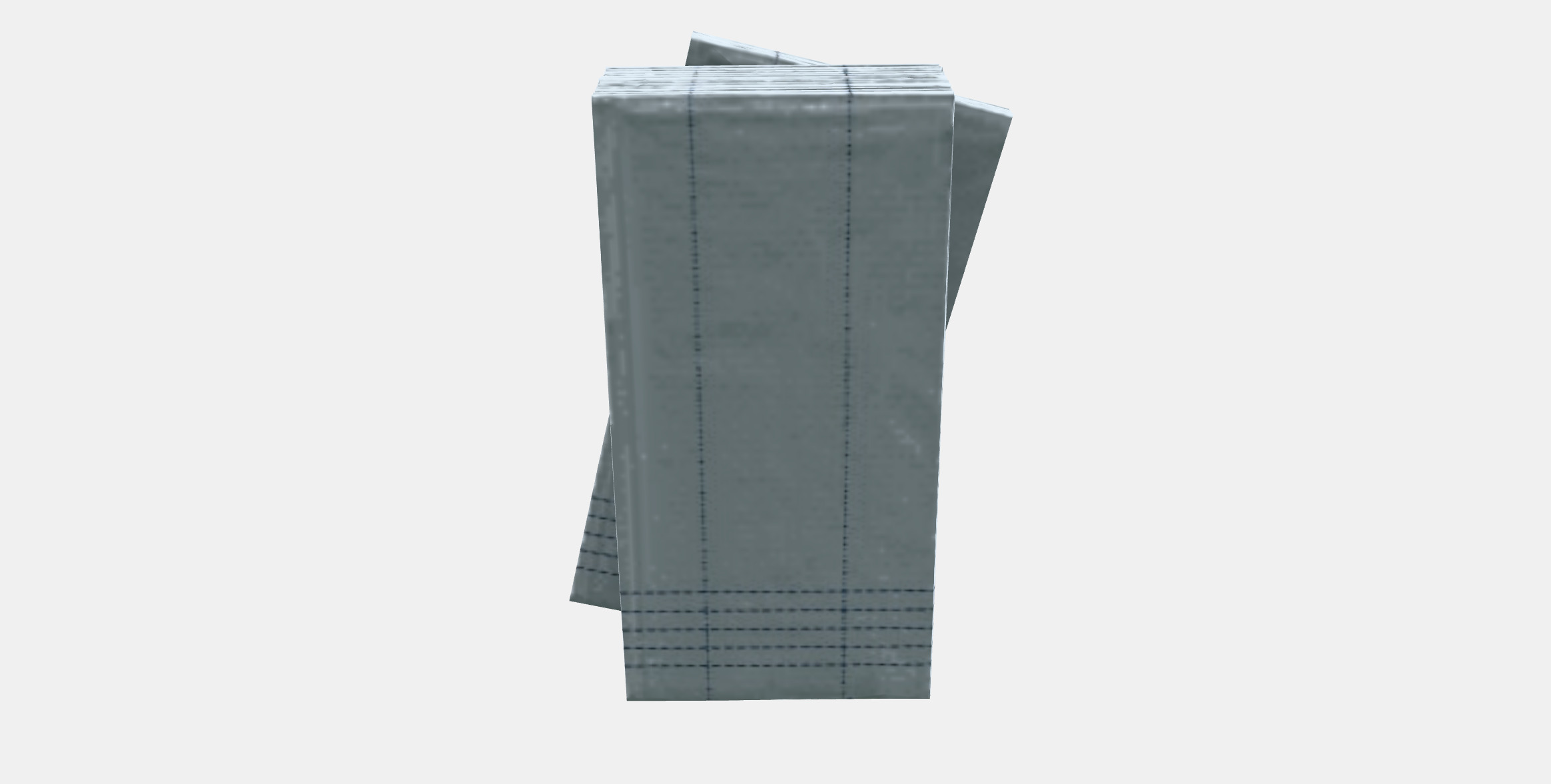 VERKLIGHET Paper napkin Low-poly 3D model_6