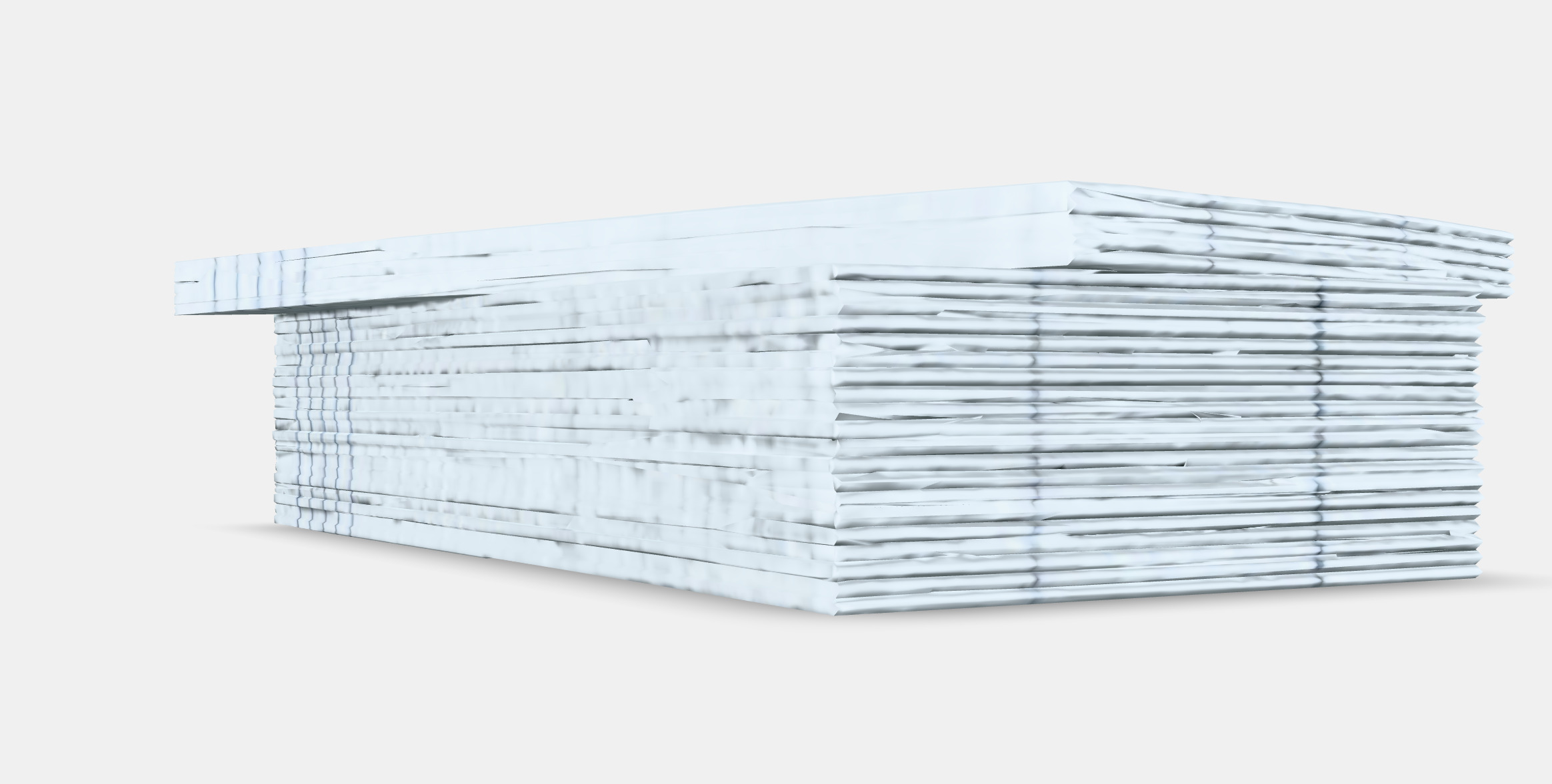 VERKLIGHET Paper napkin Low-poly 3D model_2