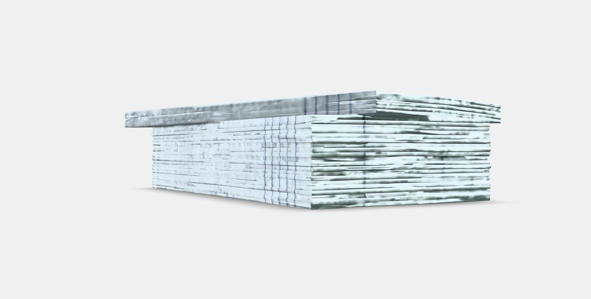 VERKLIGHET Paper napkin Low-poly 3D model_11