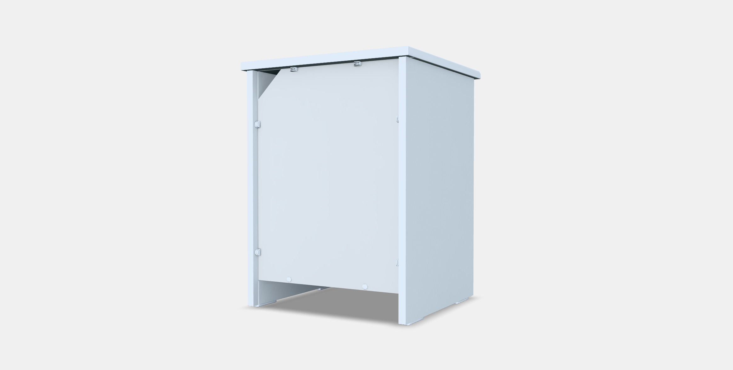 SONGESAND Bedside table Low-poly 3D model_5