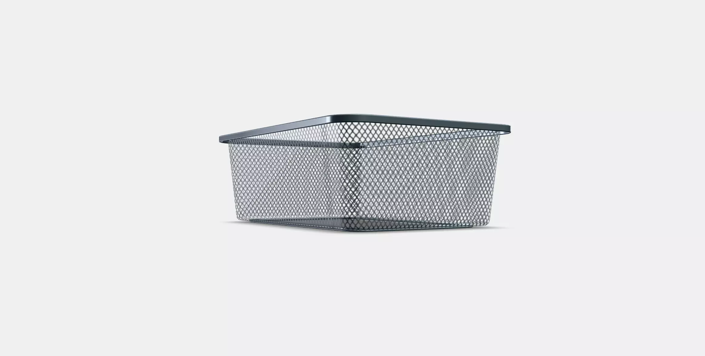 TROFAST mesh wire basket 1 Low-poly 3D model_0