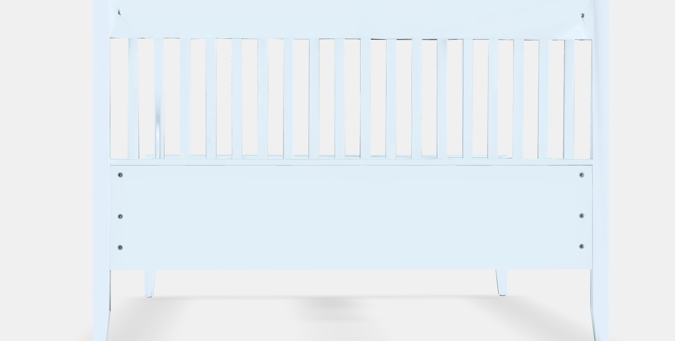 IDANAS Bed frame 2 Low-poly 3D model_13