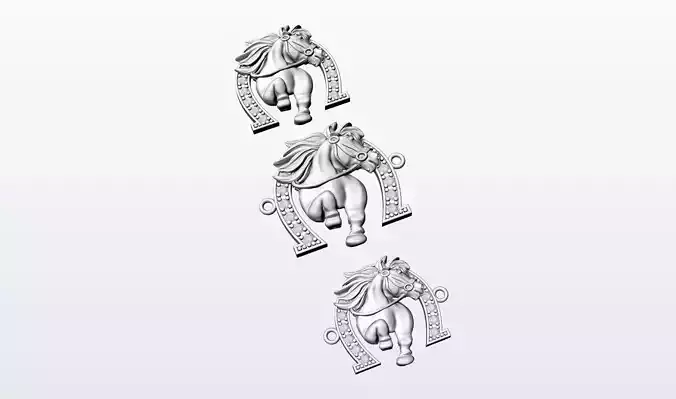 dije herradura y caballo 