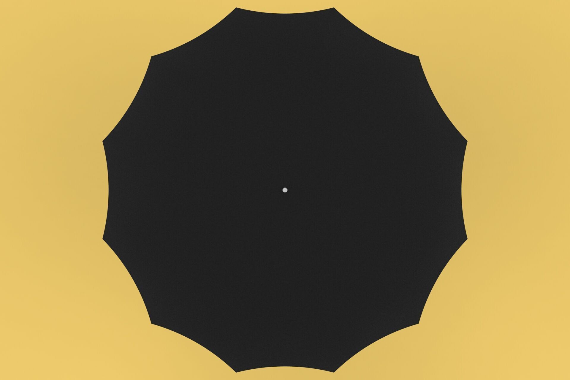 SAFETY UMBRELLA SELF DEFENSE FINGER HOLE GRIP FLASHLIGHT TORCH 3D model_2