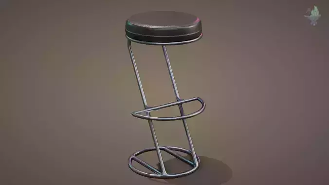 Z-Stool Low-poly 3D model