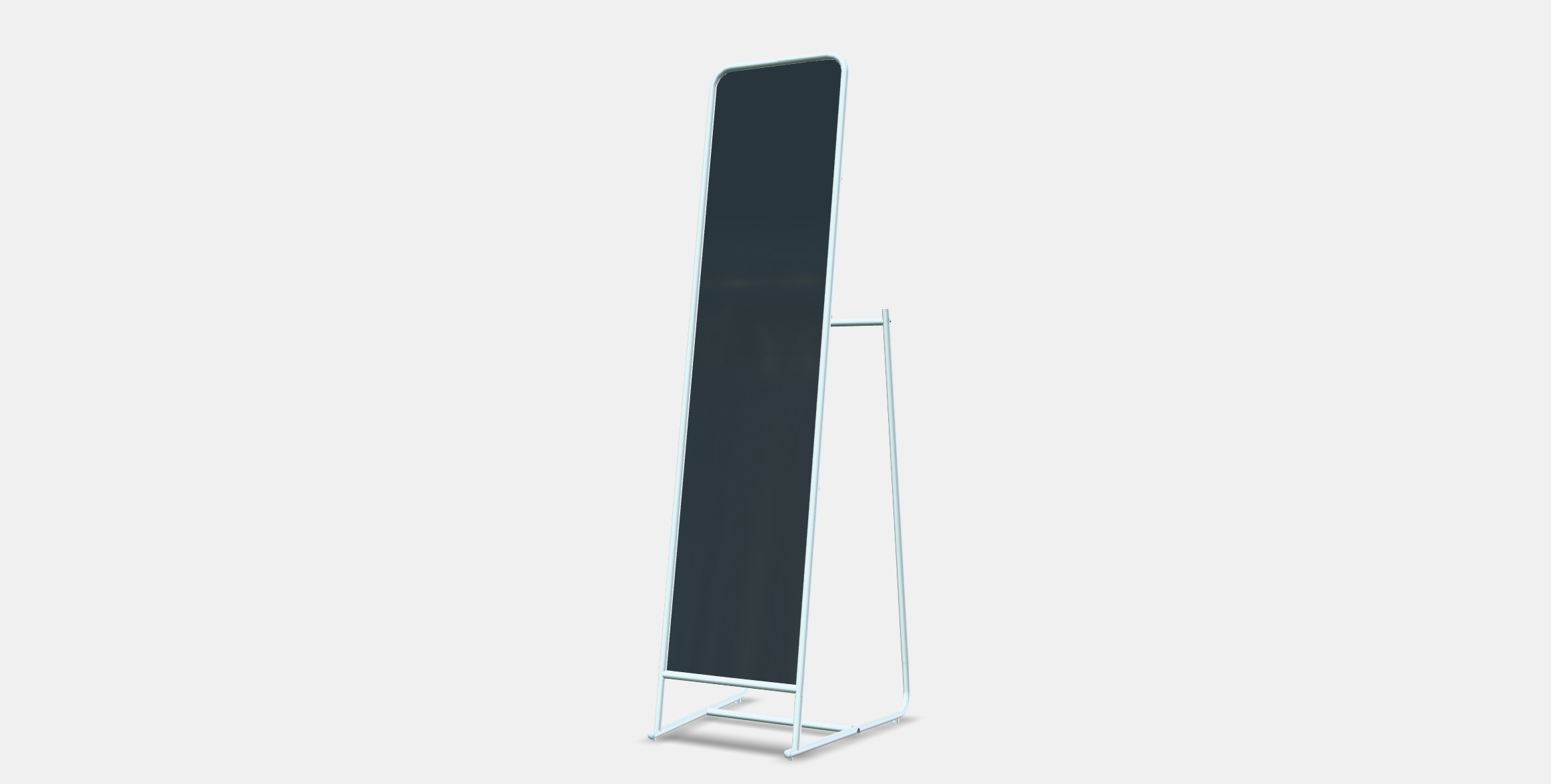 KNAPPER Standing mirror Low-poly 3D model_12