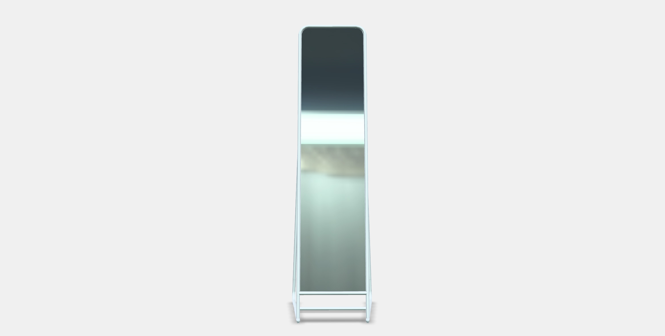 KNAPPER Standing mirror Low-poly 3D model_10