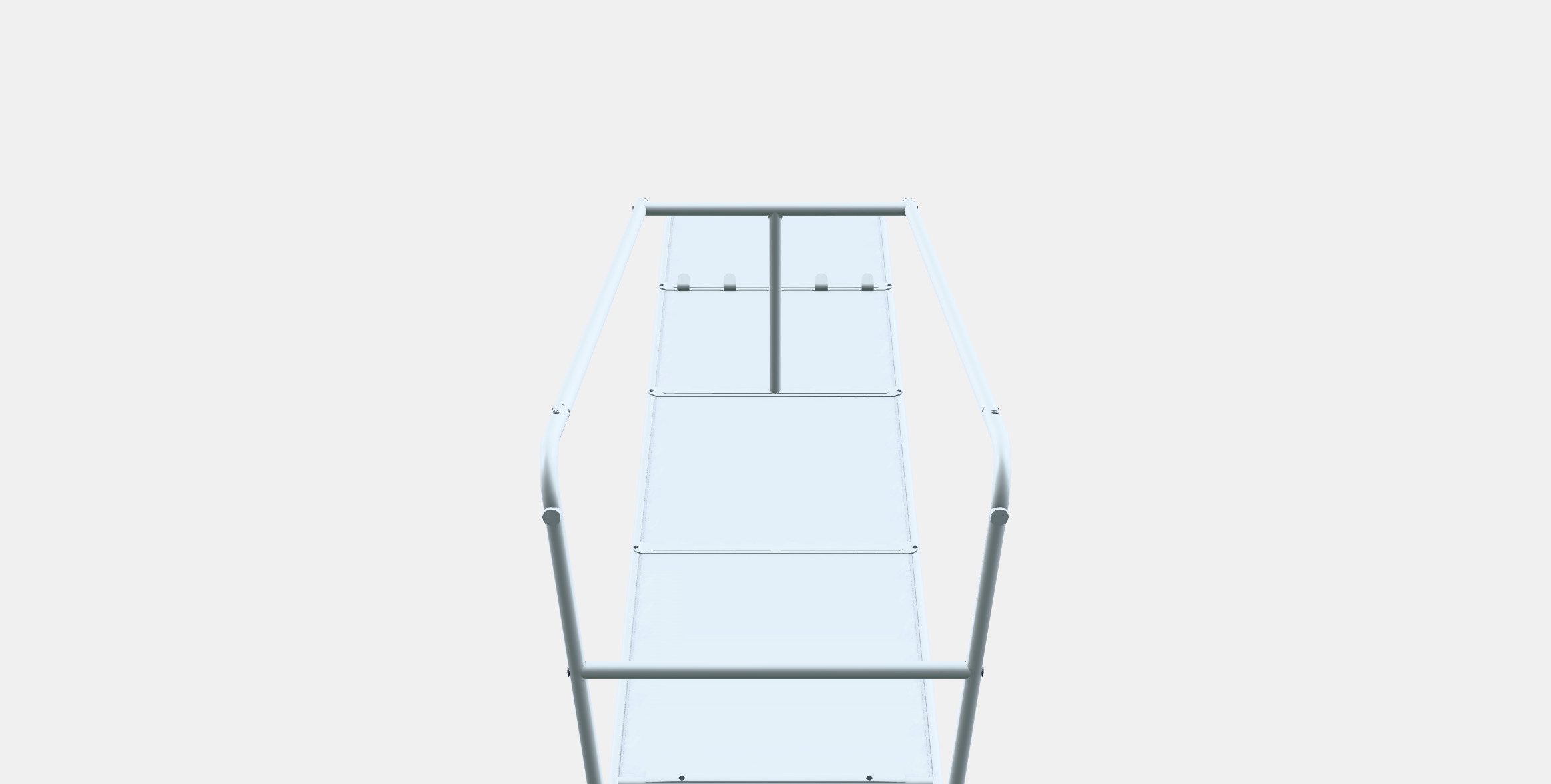 KNAPPER Standing mirror Low-poly 3D model_8