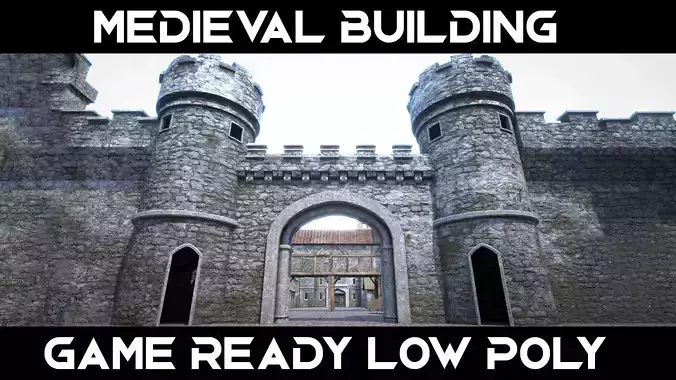 Medieval Buildings Pack Low Poly