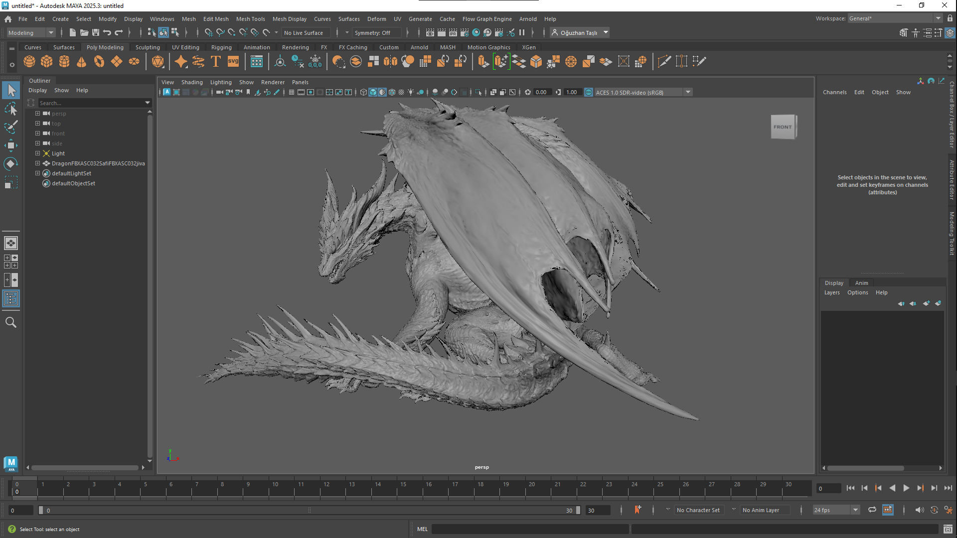 Monster Hunter Dragon Safi jiiva  3D Model 3D model_5