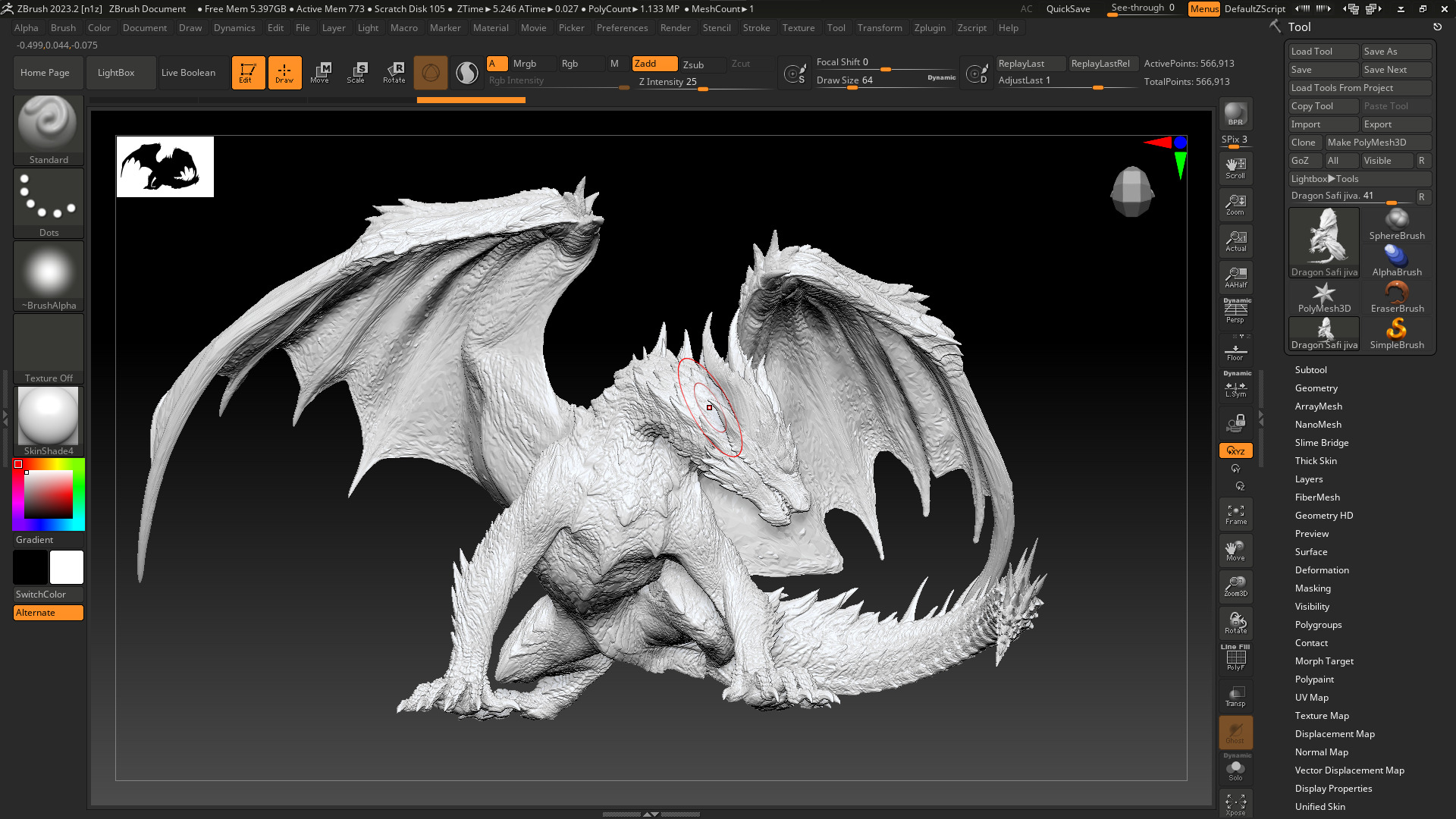 Monster Hunter Dragon Safi jiiva  3D Model 3D model_8