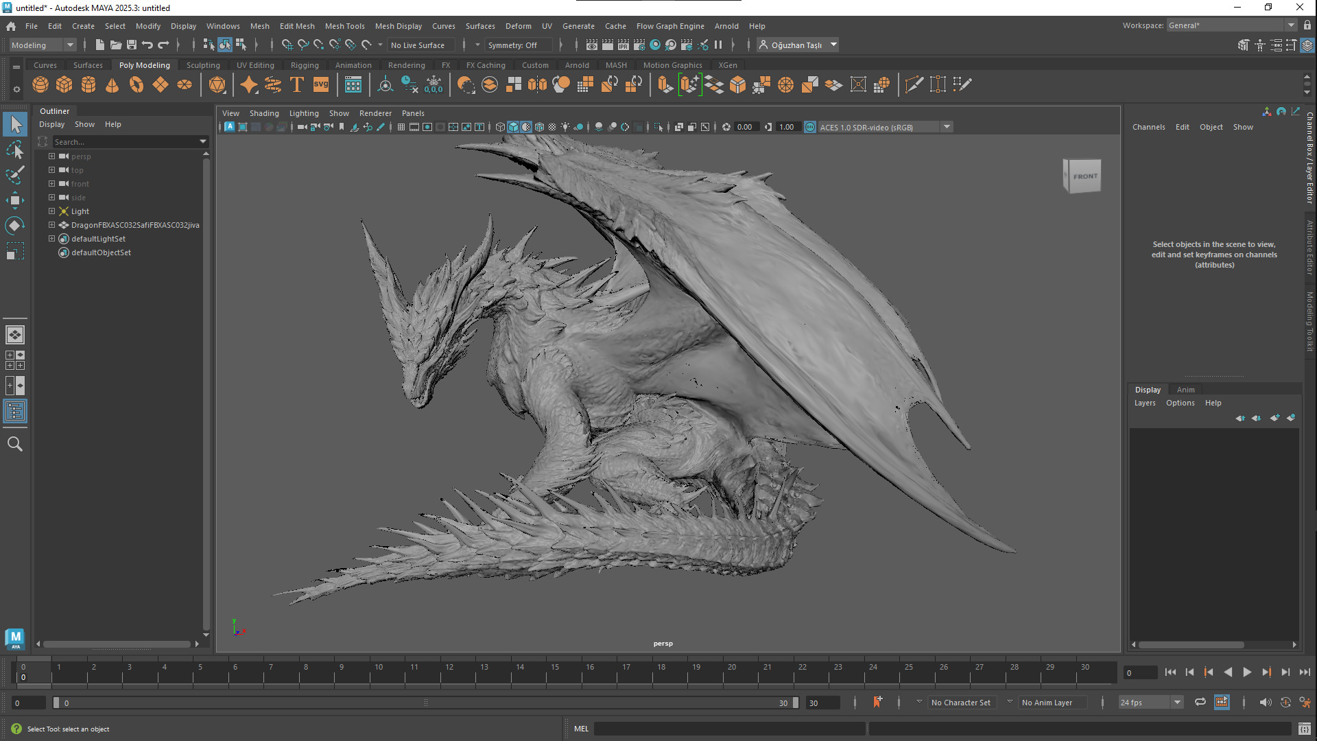 Monster Hunter Dragon Safi jiiva  3D Model 3D model_6