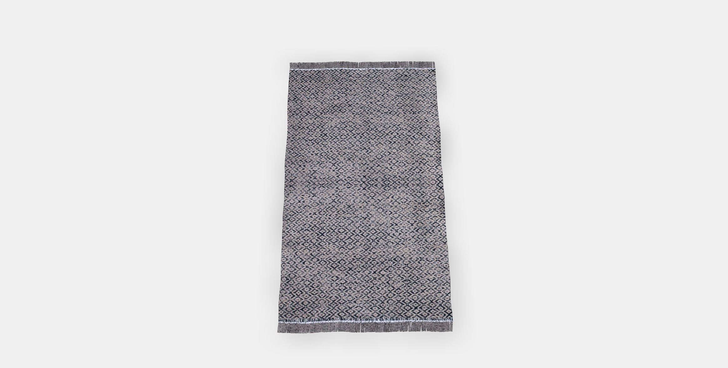 RORKAR Rug flatwoven Low-poly 3D model_3
