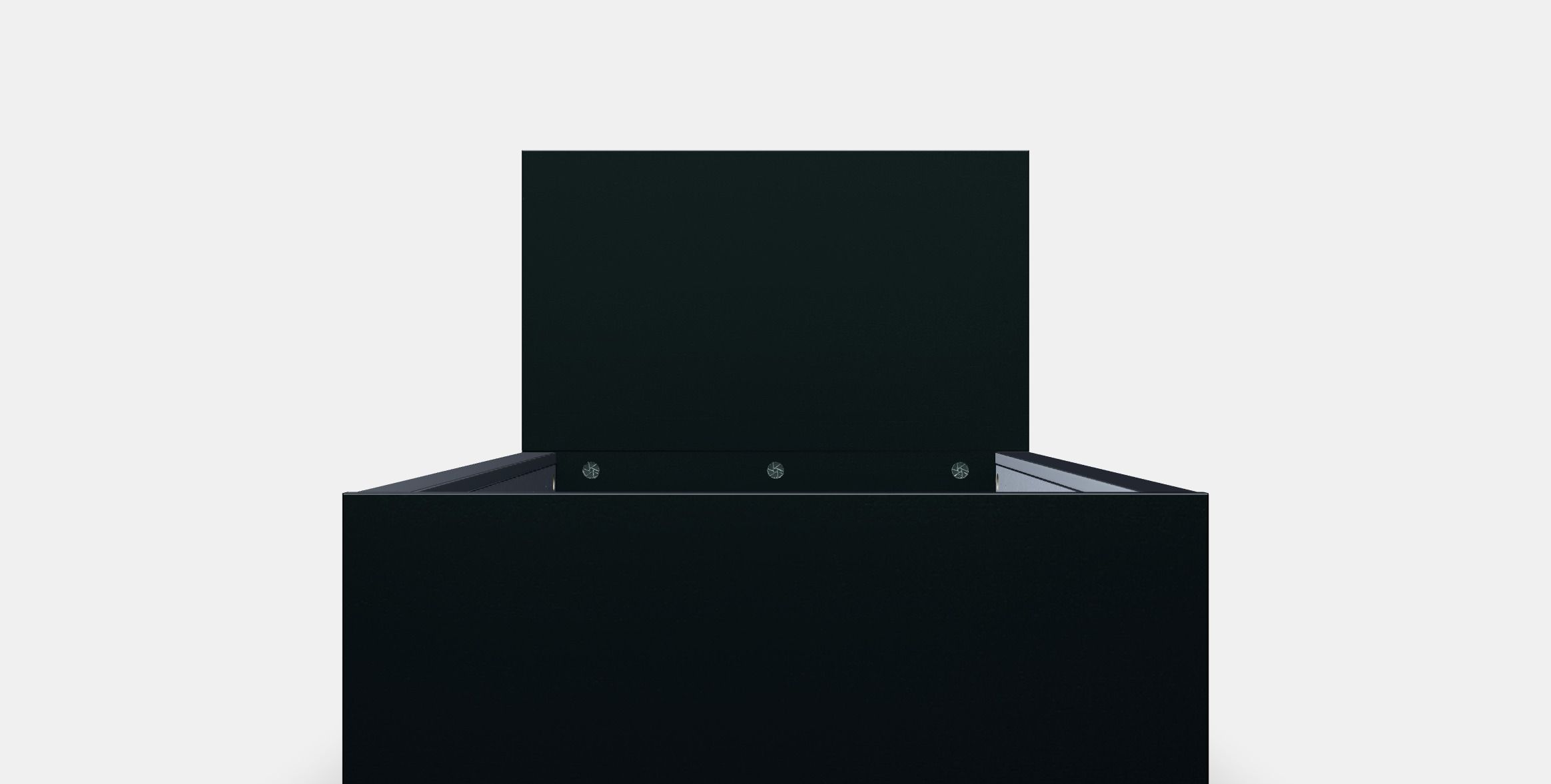 MALM Bed frame high 4 3D model_11