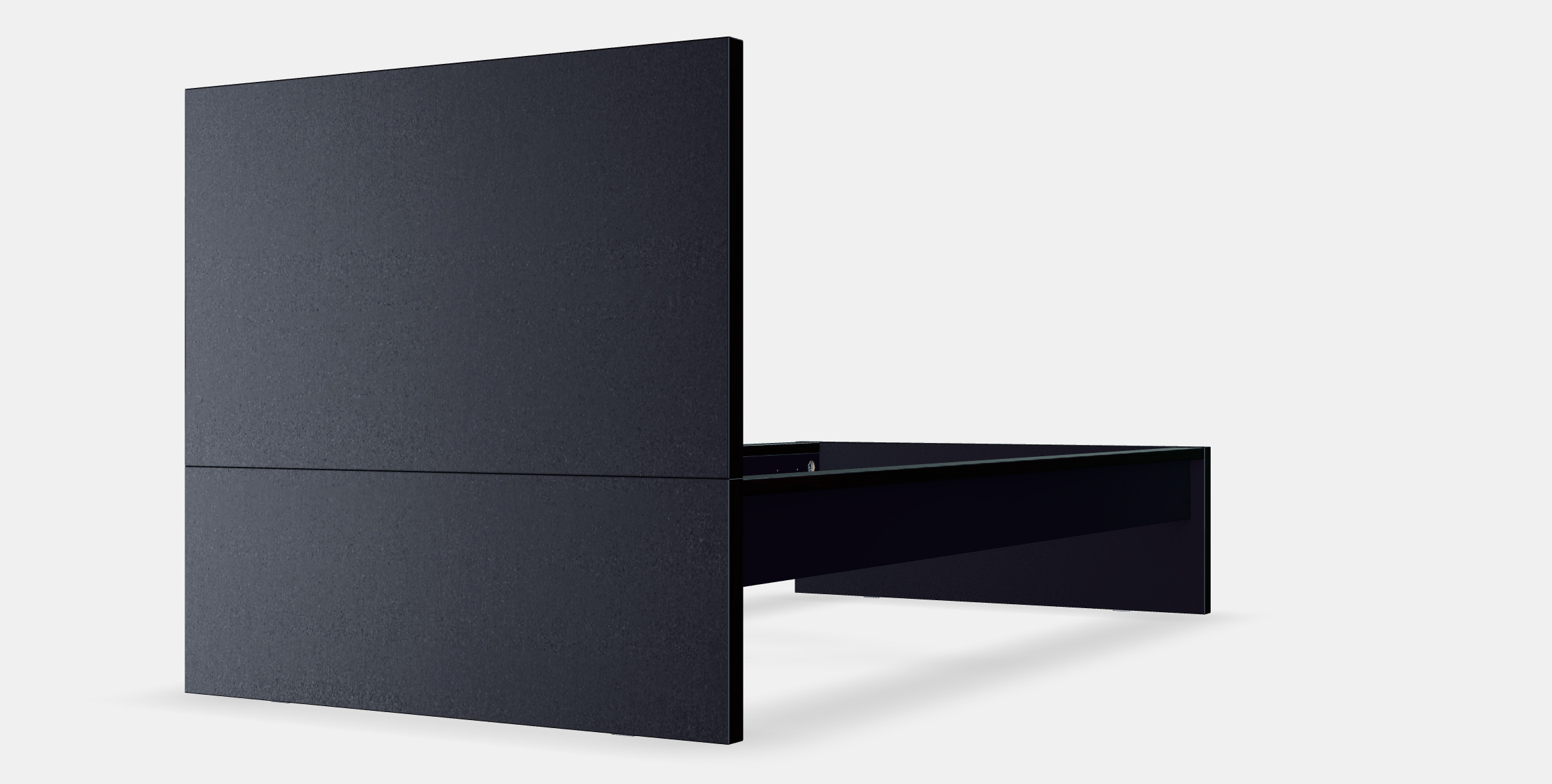 MALM Bed frame high 4 3D model_9