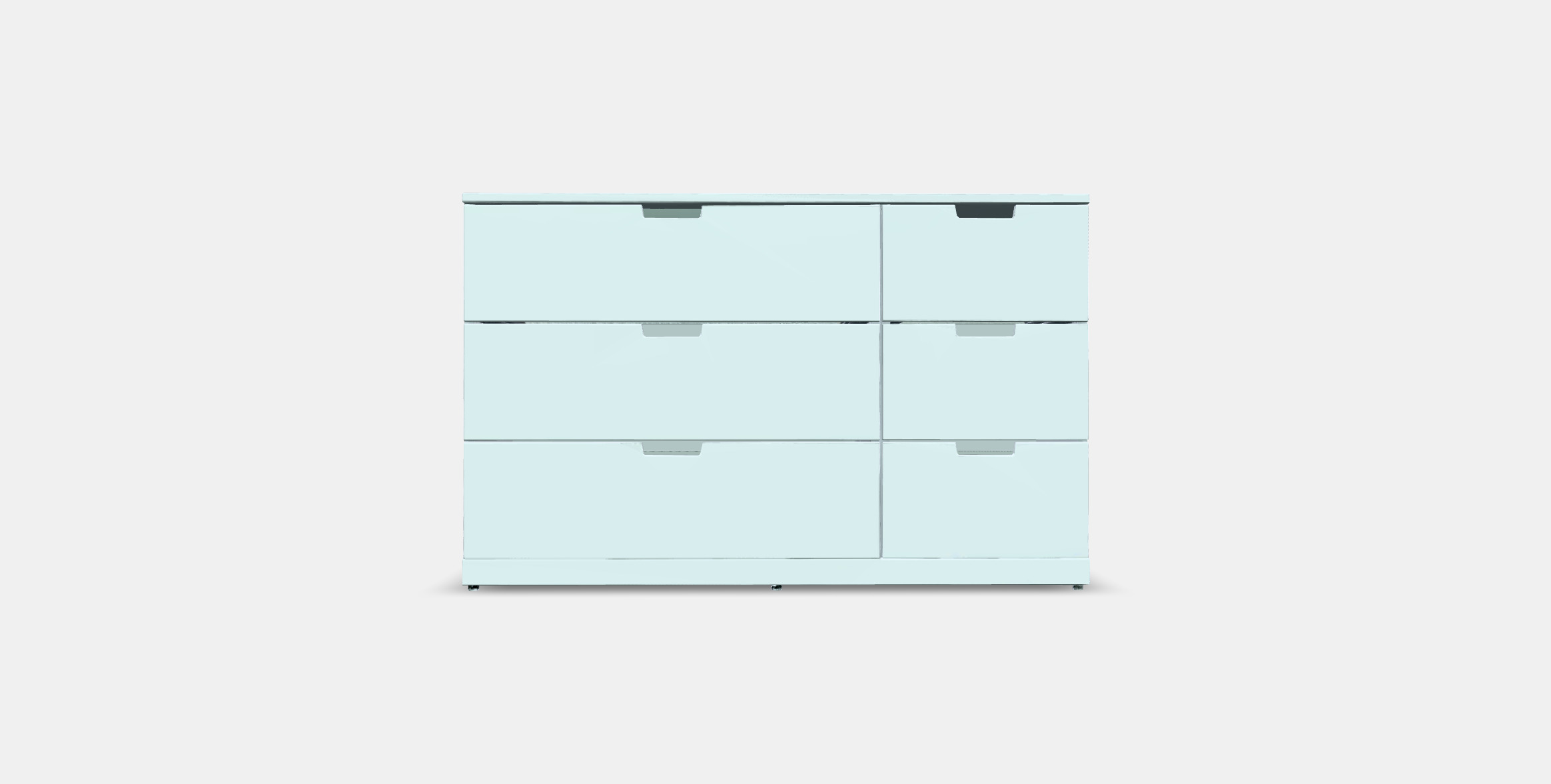 NORDLI Chest of 6 drawers 3D model_10