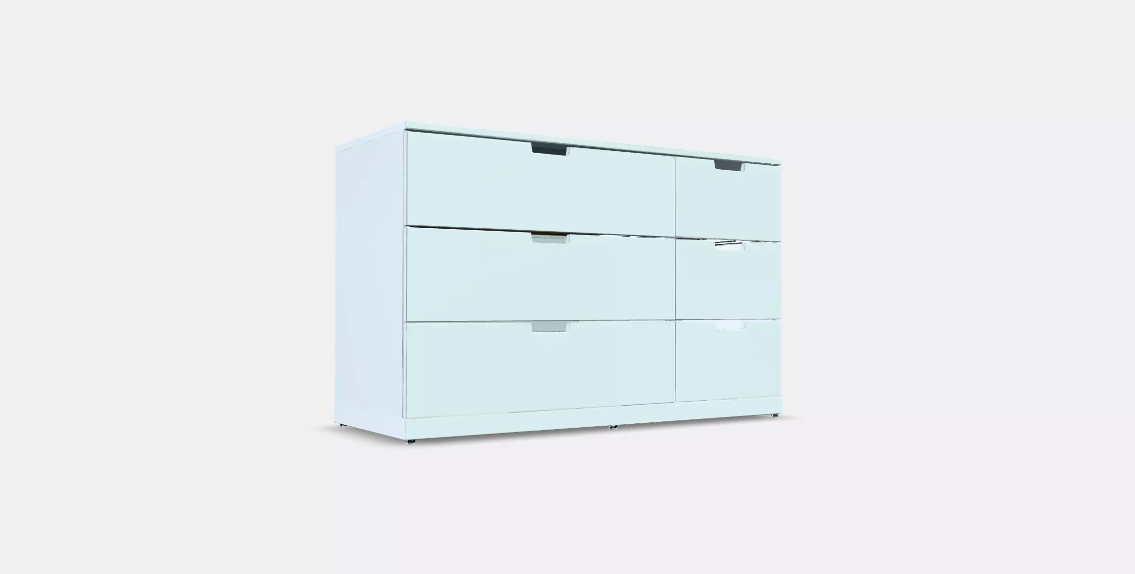 NORDLI Chest of 6 drawers 3D model_0