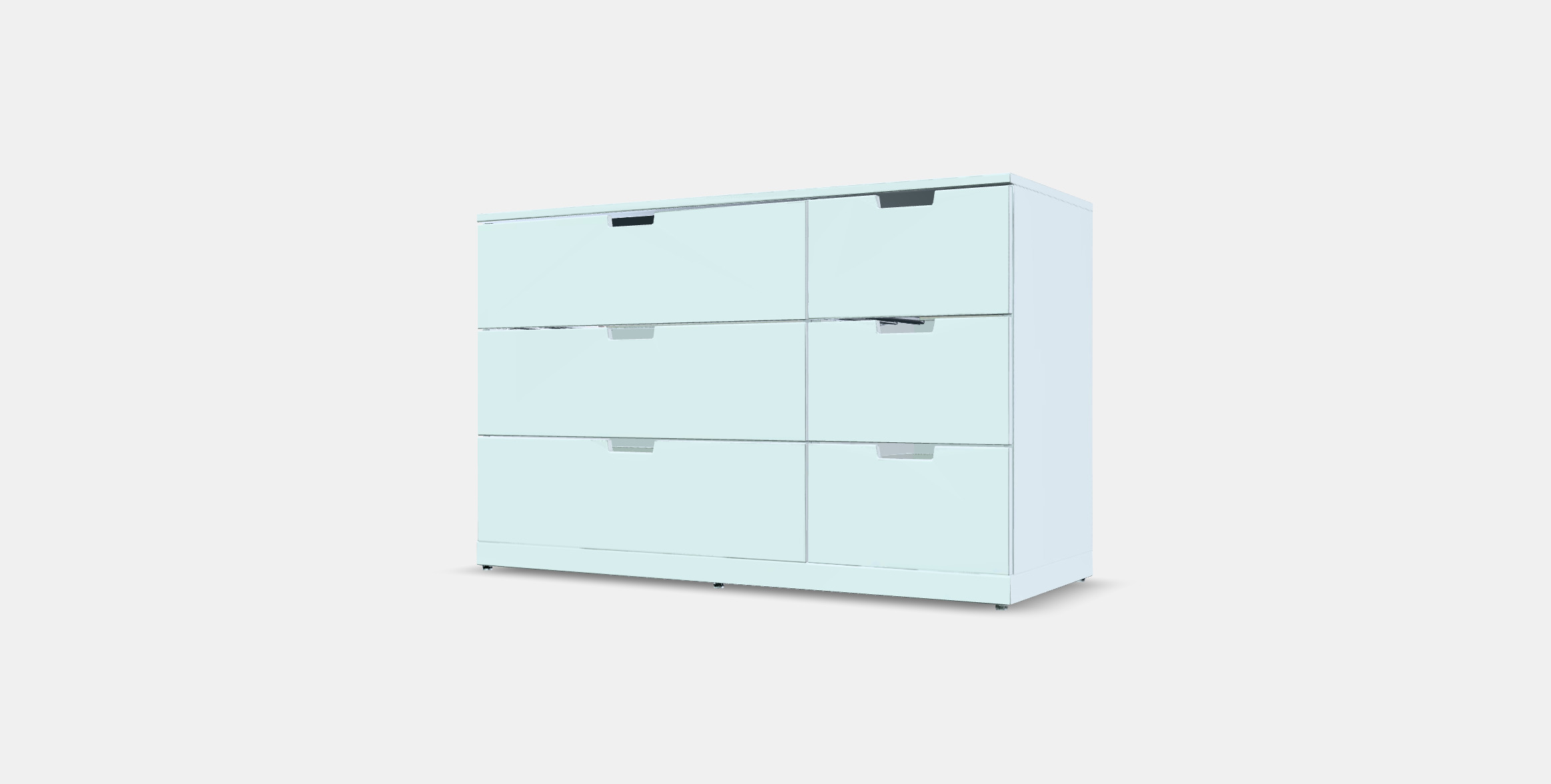 NORDLI Chest of 6 drawers 3D model_12