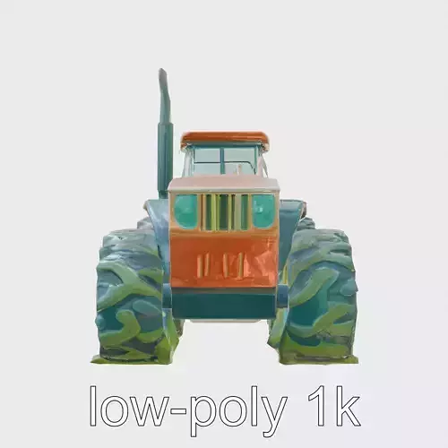 Bioluminescent Organic Tractor in Jungle Biome