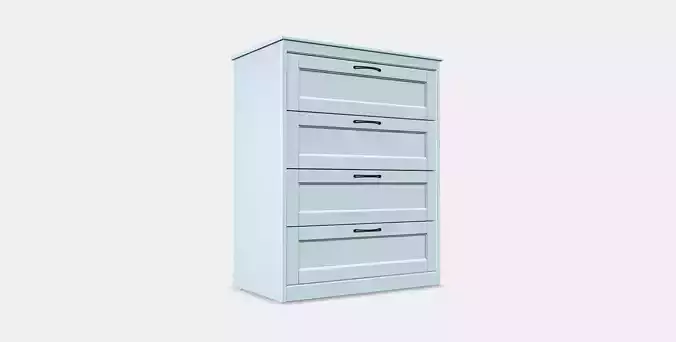 SONGESAND Chest of 4 drawers