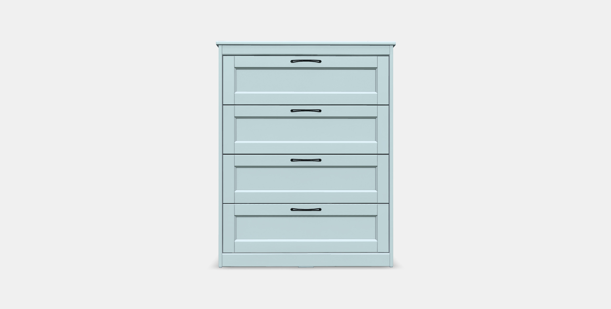 SONGESAND Chest of 4 drawers Low-poly 3D model_10