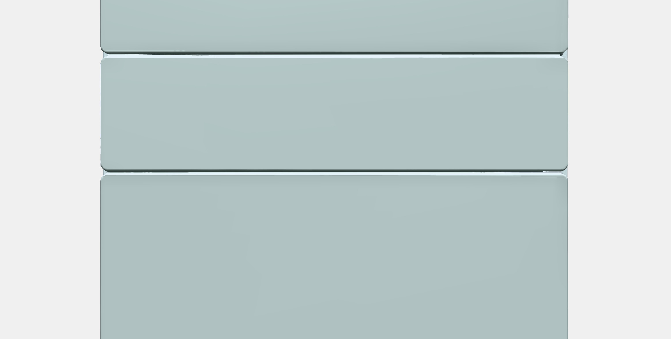 SMASTAD - PLATSA Chest of 3 drawers Low-poly 3D model_11