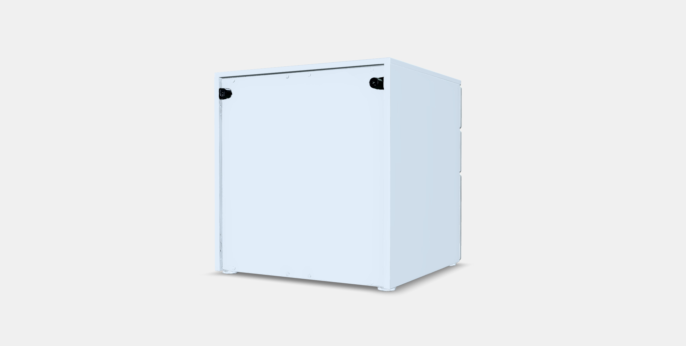 SMASTAD - PLATSA Chest of 3 drawers Low-poly 3D model_5