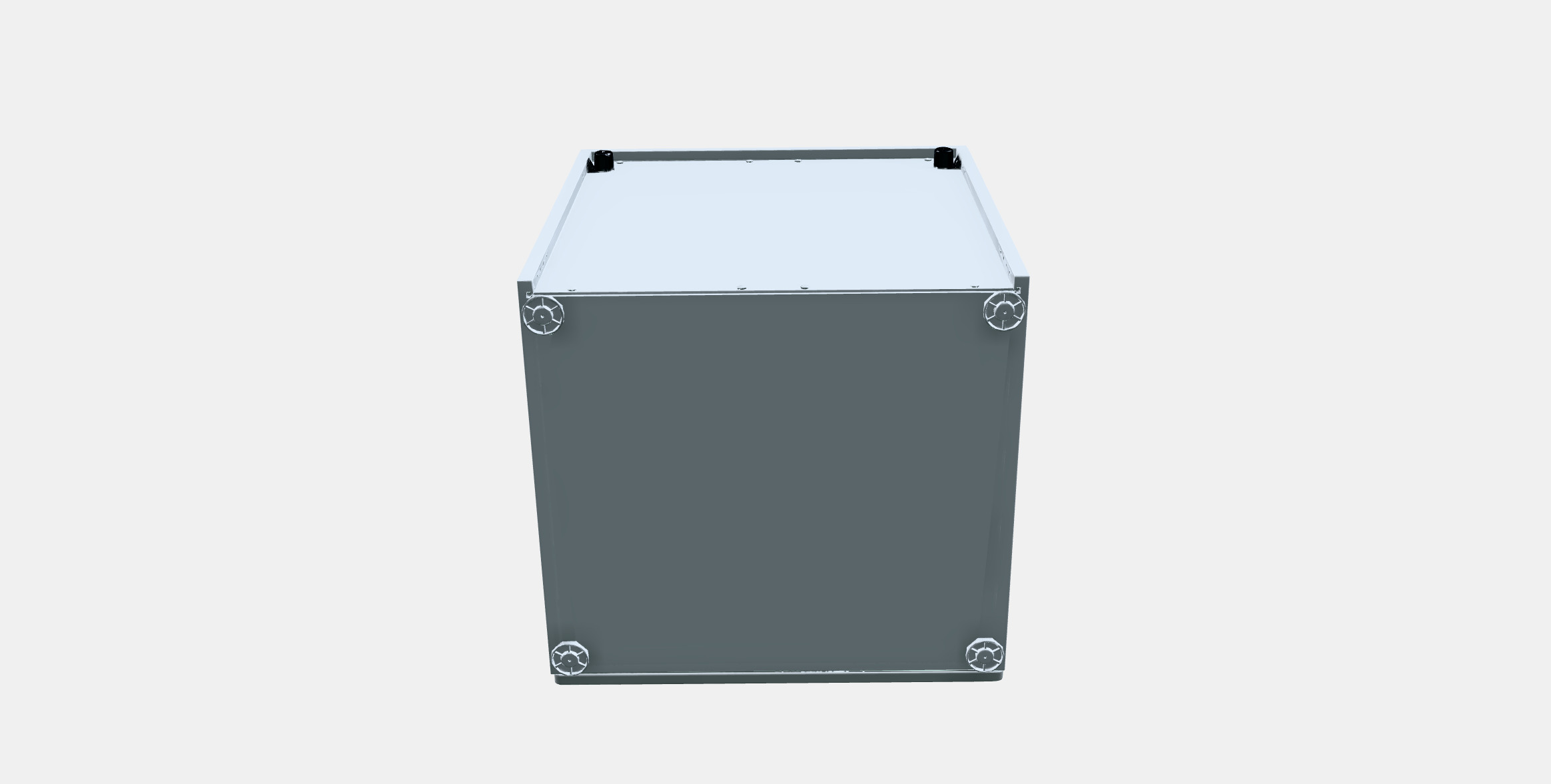 SMASTAD - PLATSA Chest of 3 drawers Low-poly 3D model_7