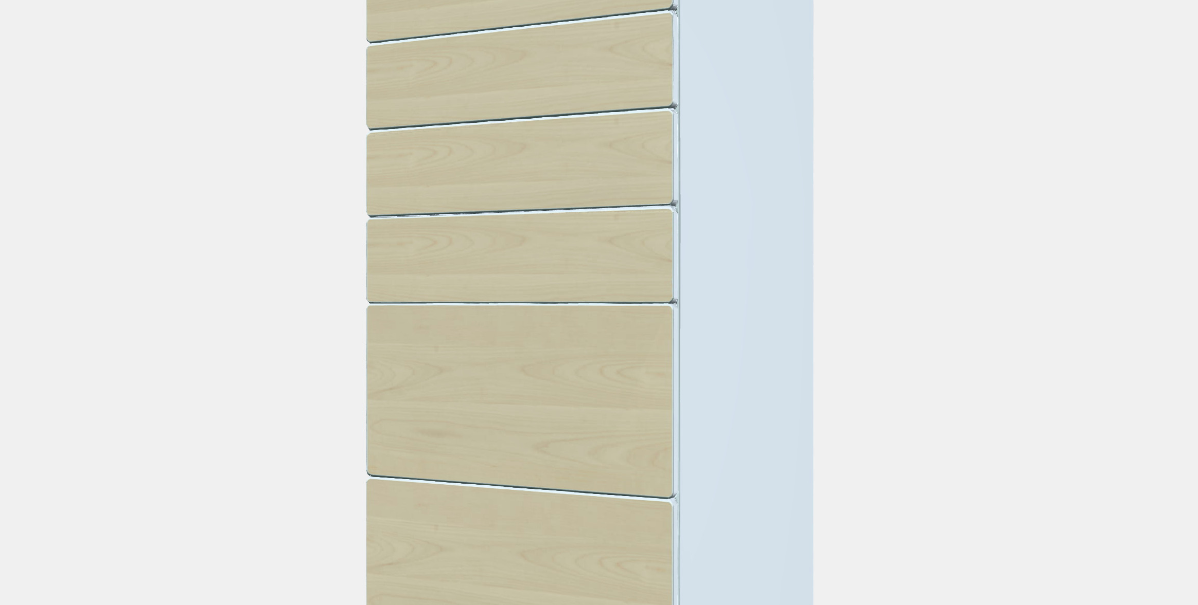 SMASTAD - PLATSA Chest of 6 drawers 3 Low-poly 3D model_13