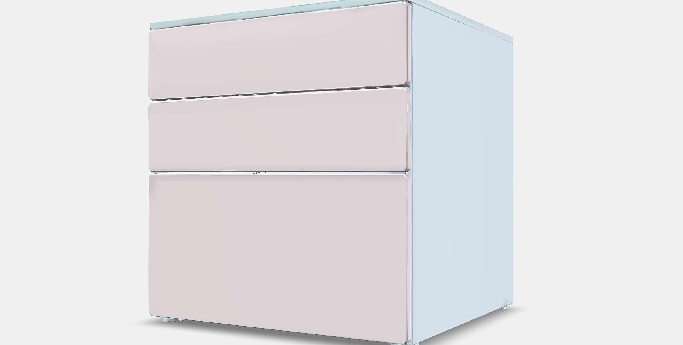 SMASTAD - PLATSA Chest of 3 drawers 3 Low-poly 3D model_13