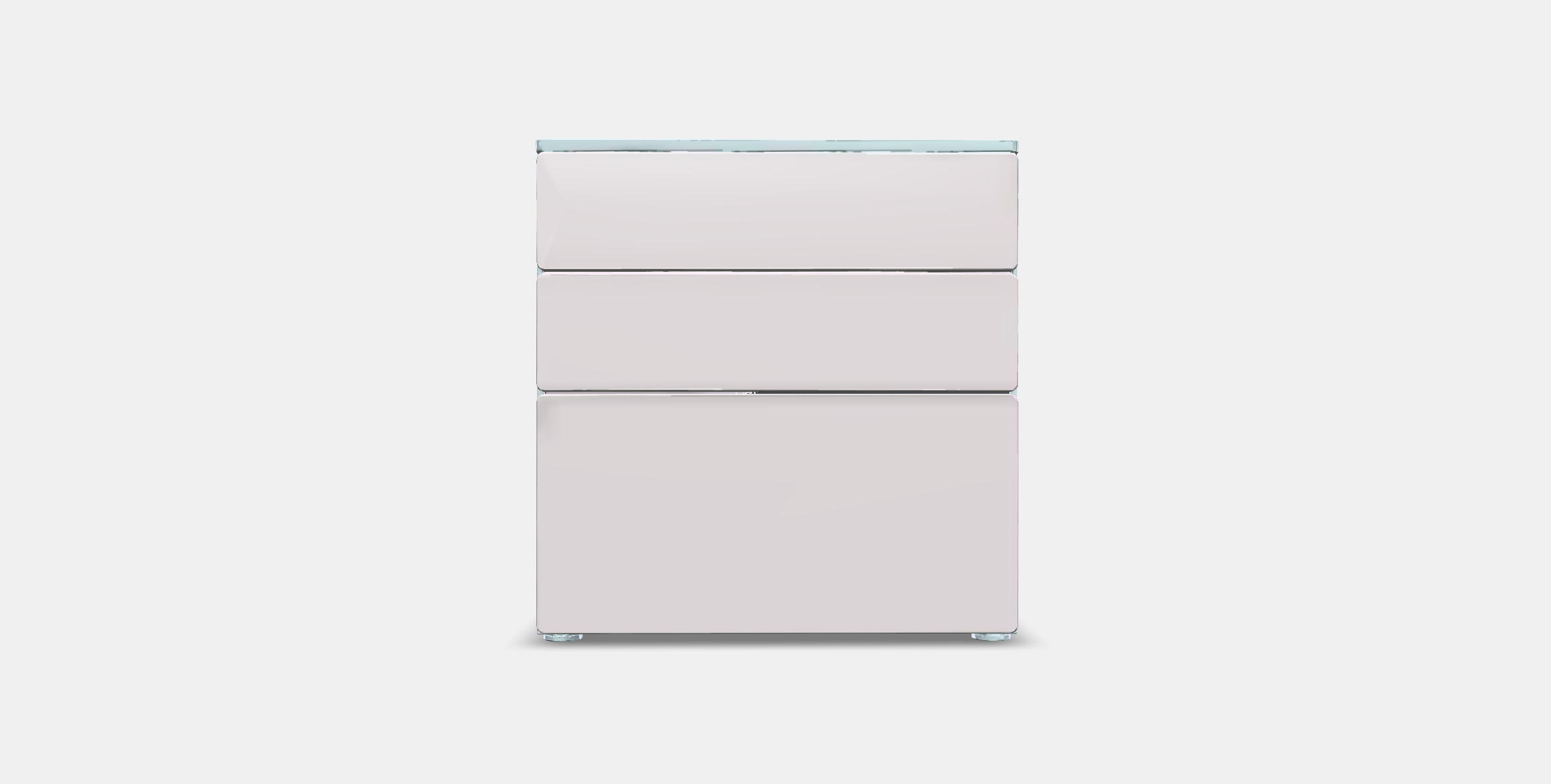 SMASTAD - PLATSA Chest of 3 drawers 3 Low-poly 3D model_10