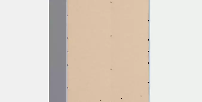 HAUGA Wardrobe with sliding doors 1