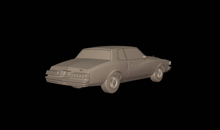 chevrolet monte carlo 1978 3D print model_2