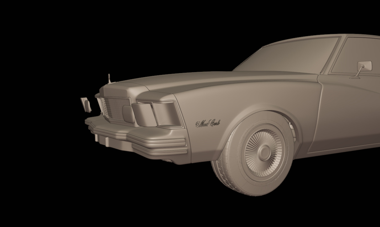 chevrolet monte carlo 1978 3D print model_4