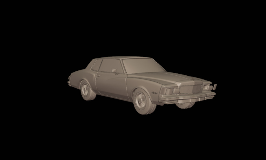 chevrolet monte carlo 1978 3D print model_1