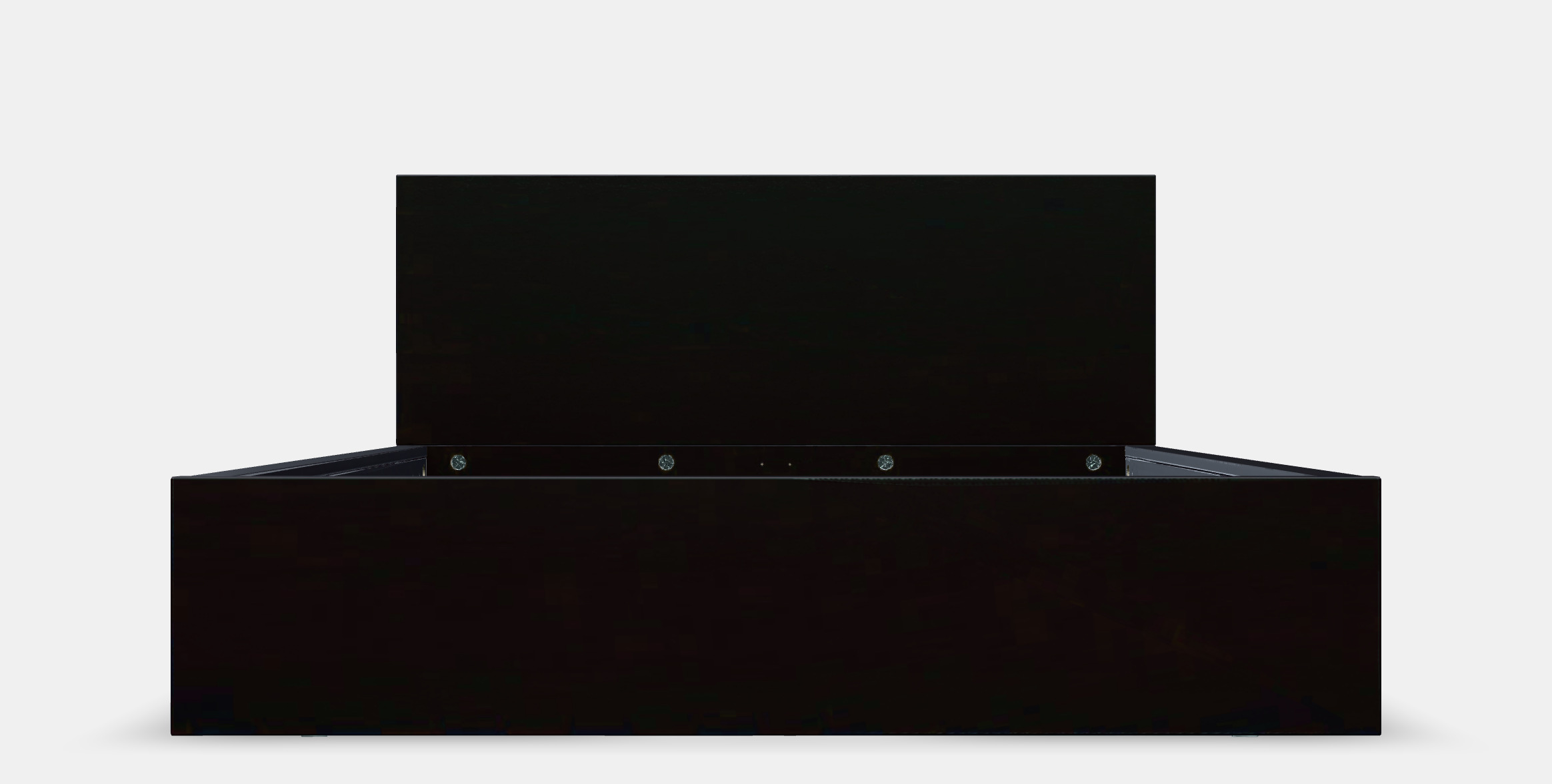 MALM Bed frame high w 4 storage boxes 13 3D model_11