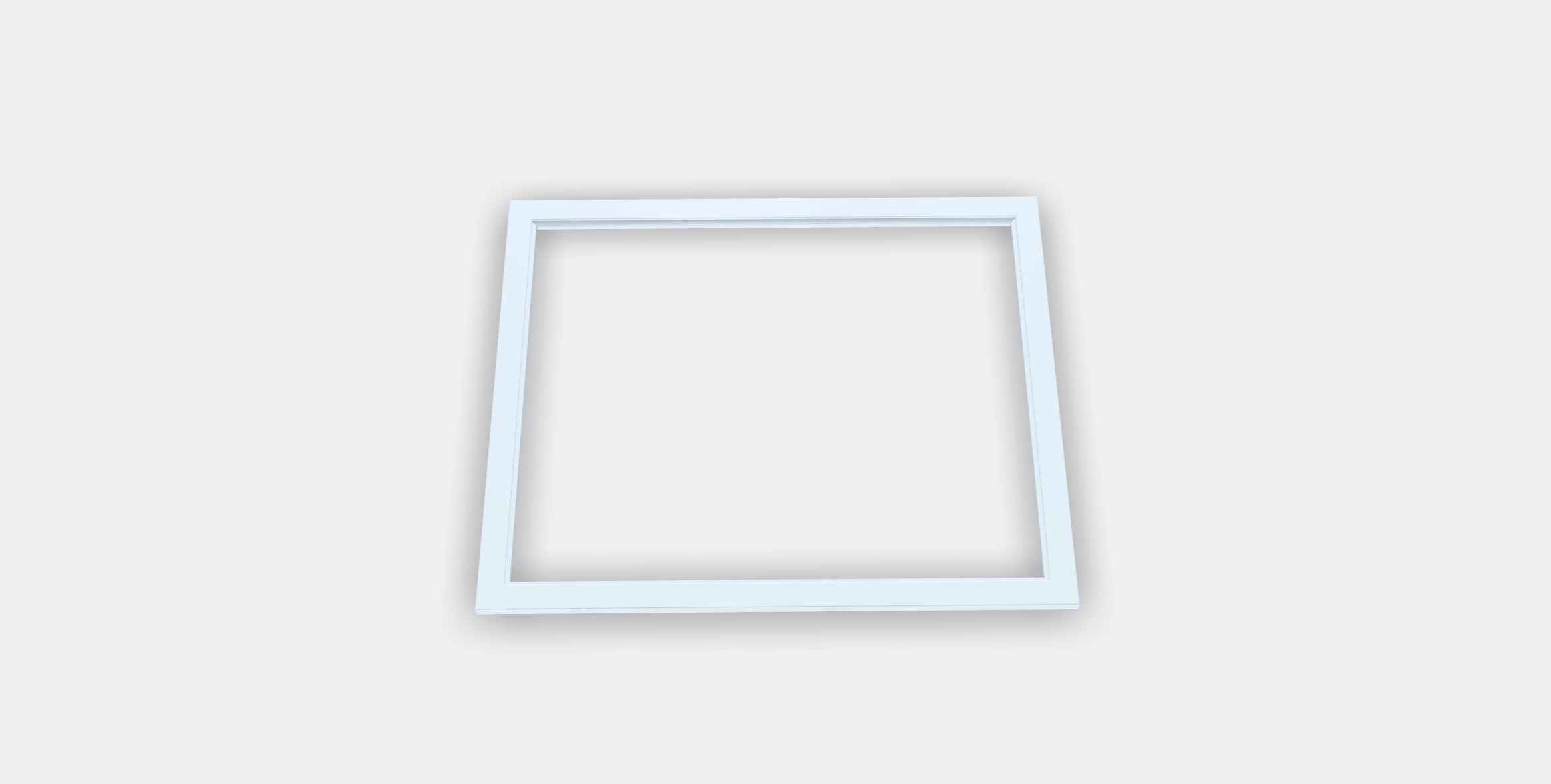 KOMPLEMENT Glass shelf Low-poly 3D model_3
