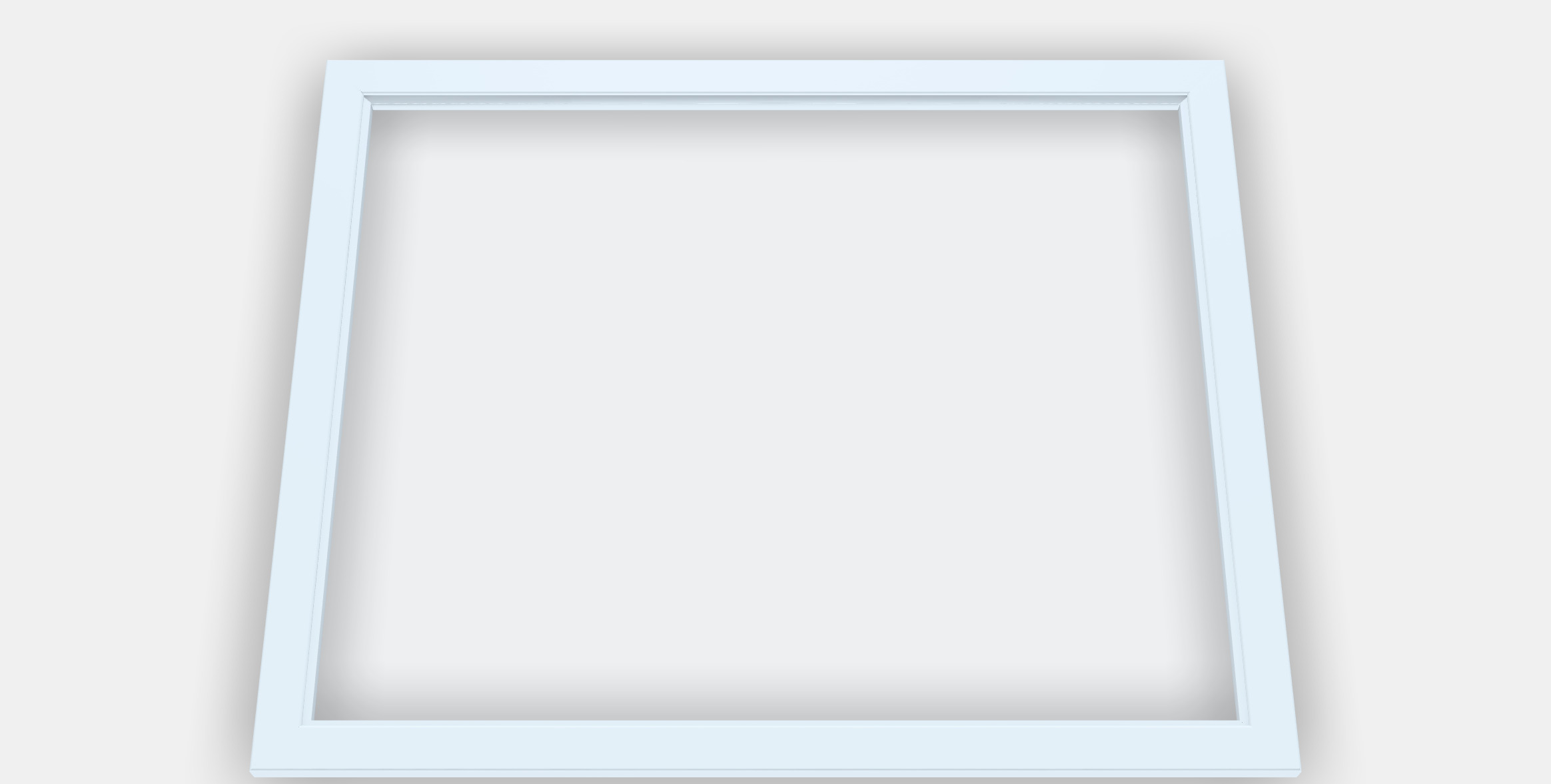 KOMPLEMENT Glass shelf Low-poly 3D model_4